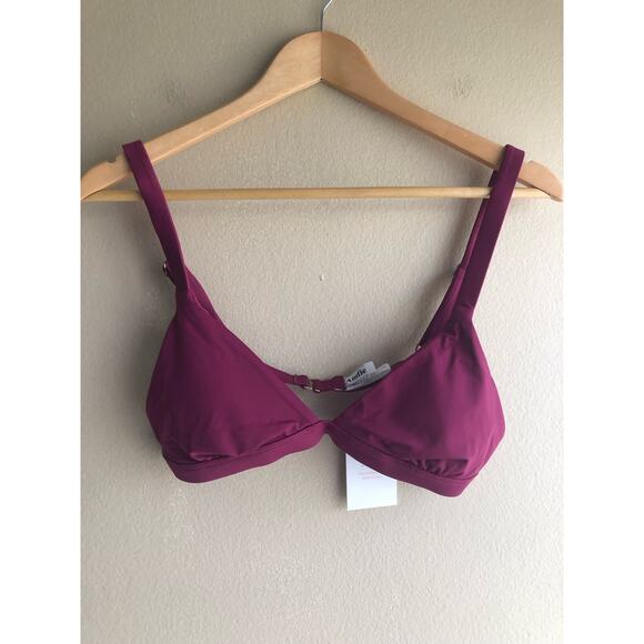 NEW Andie The Caicos Top Hipster Bottom Set 2 Plum Medium Womens - Picture 5 of 15